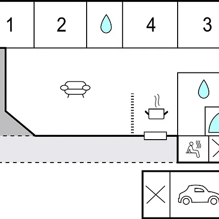 4 Bedroom Gorgeous In 別荘 Oksbøl